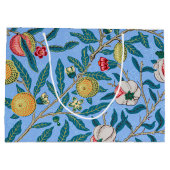 Vier Früchte, William Morris große Geschenktasche Geschenktüte (Rückseite)