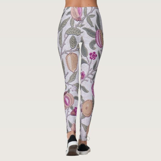 Vier Früchte, William Morris Leggings (Rückseite)