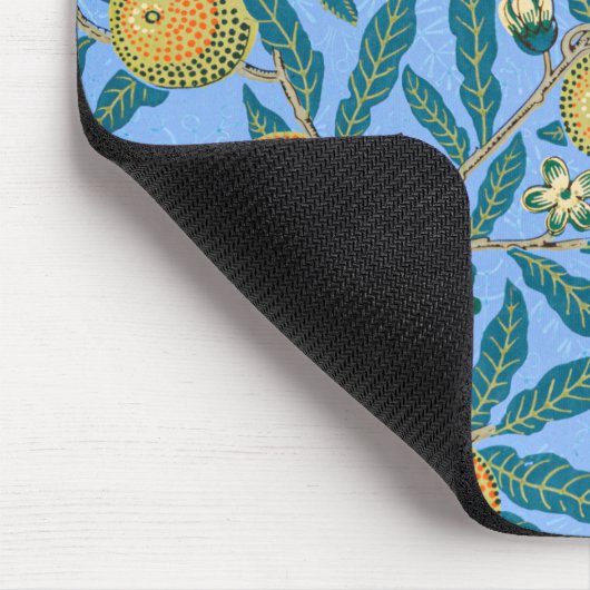 Vier Früchte, William Morris Mousepad (Ecke)