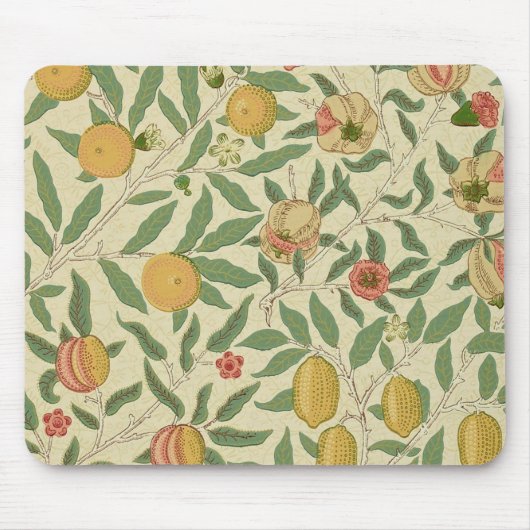 Vier Früchte, William Morris Mousepad (Vorne)