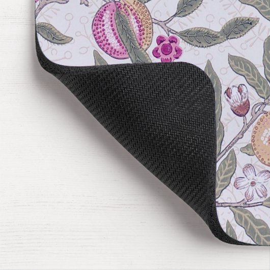 Vier Früchte, William Morris Mousepad (Ecke)