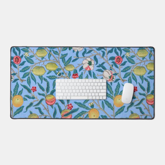 Vier Früchte, William Morris Schreibtischunterlage (Tastatur & Maus)