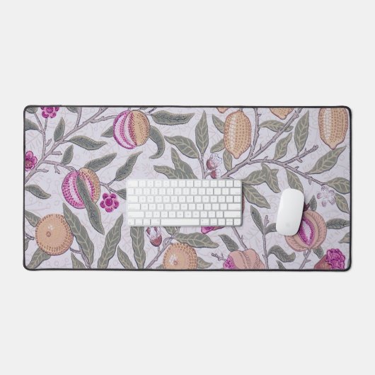Vier Früchte, William Morris Schreibtischunterlage (Tastatur & Maus)