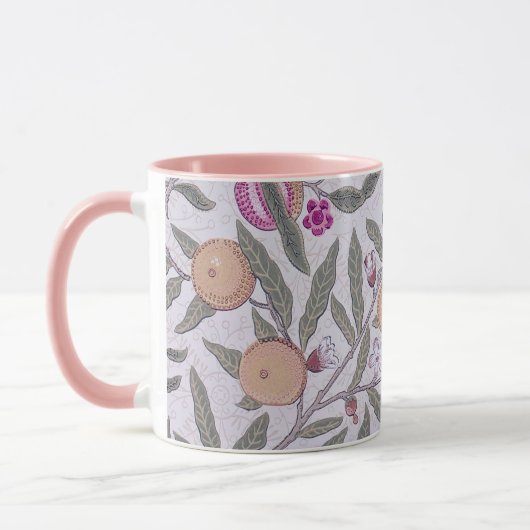 Vier Früchte, William Morris Tasse (Links)