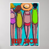 Vier Gals auf Jersey Shore, Poster (Vorne)