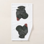 Vier Gamecocks Badhandtuch Set (Handtuch)