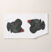 Vier Gamecocks Badhandtuch Set (Handtuch)