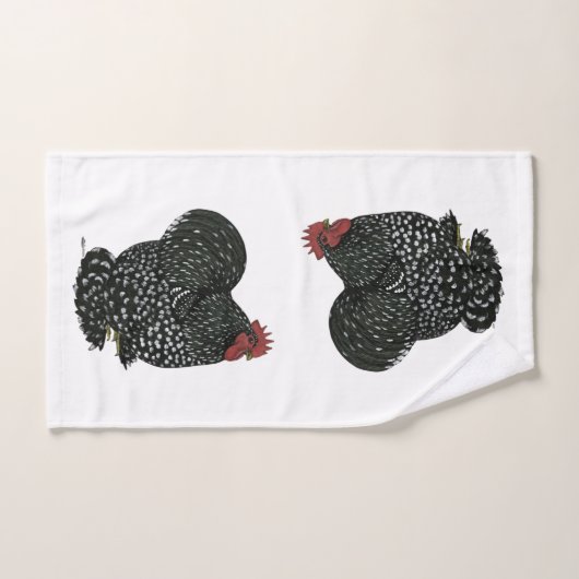 Vier Gamecocks Badhandtuch Set (Handtuch)