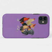 Vier Gamecocks Case-Mate iPhone Hülle (Rückseite (Horizontal))