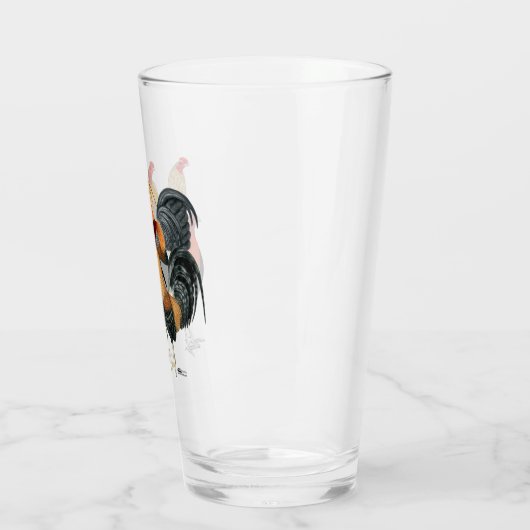 Vier Gamecocks Glas (Links)