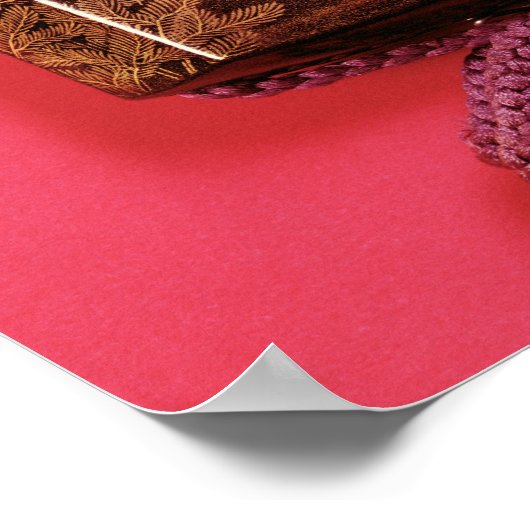 Vier Gehäuse mit einem Mann, der sich versteckt Poster (Ecke)