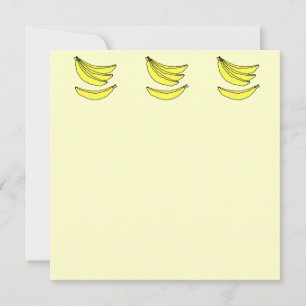 Vier gelbe Bananen.