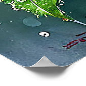 Vier gelbe Rosen Poster (Ecke)