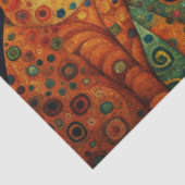 Vier Gemusterte Katzen Dekoupage Tissue Paper Seidenpapier (Detail)