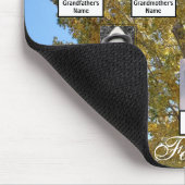 Vier Generationen Goldene Herbstfamilien Fotos Mousepad (Ecke)