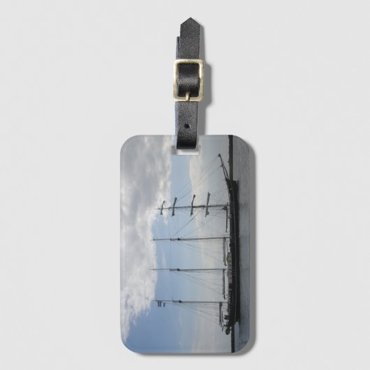 Vier Gepäckträger-Master-Tag Gepäckanhänger (Vorderseite Vertikal)