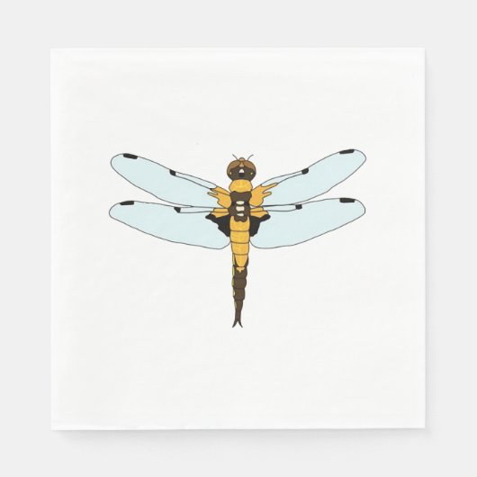 vier gepunktete Libelle Serviette (Vorderseite)