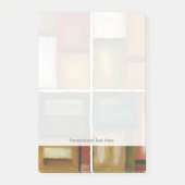 Vier getäfelte Malerei von Jennifer Goldberger Post-it Klebezettel (Vorderseite)