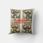 Vier Gewollt Kawaii Iguana Print Kissen (Rückseite)