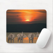 Vier glückliche Elefanten Mousepad (Mit Mouse)