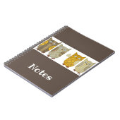 Vier Gold Owls Notebook Notizblock (Linke Seite)