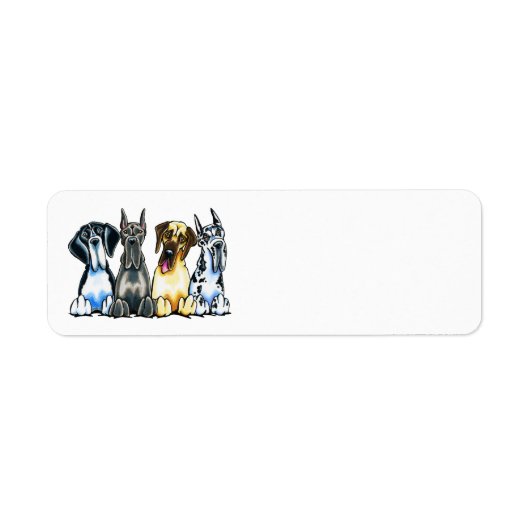 Vier große Dänen (Vorne)