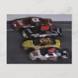 Vier große Postkarte