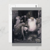 Vier große Rollen Postkarte (Vorne/Hinten)