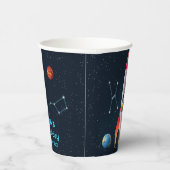 Vier große Zimmer mit Fotos | Weltraumrakete 4. Ge Pappbecher (Rechts)