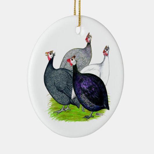 Vier Guinea Keramikornament (Rechts)