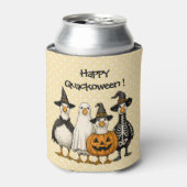 Vier Halloween-Enten in "Costumes-Happy Quackoween Dosenkühler (Kanne Vorderseite)