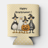 Vier Halloween-Enten in "Costumes-Happy Quackoween Dosenkühler (Rückseite)