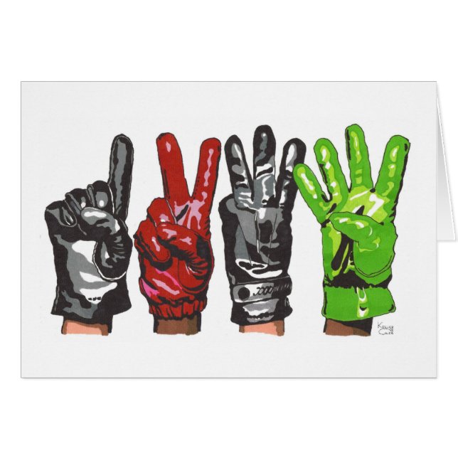 VIER HANDSCHUHE (Vorderseite (Horizontal))