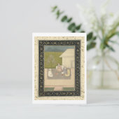 Vier heilige muslimische Männer sitzen in der Medi Postkarte (Stehend Vorderseite)