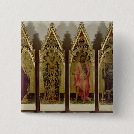 Vier Heilige vom Quaratesi Polyptych: Mary-Mag Button (Vorderseite)