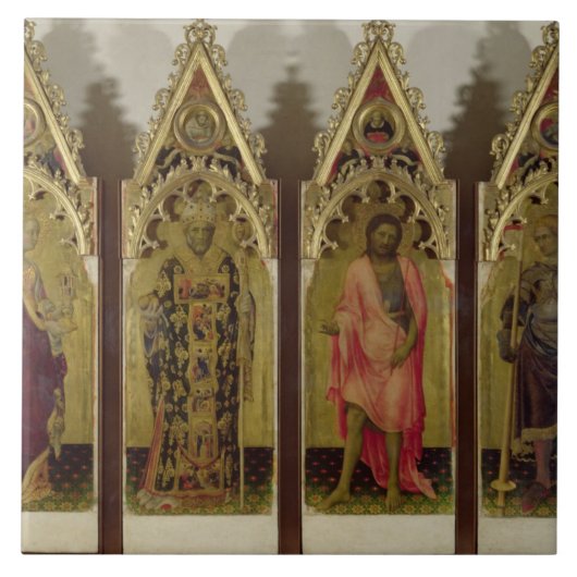 Vier Heilige vom Quaratesi Polyptych: Mary-Mag Fliese (Vorderseite)