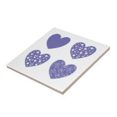 Vier Herzen Fliese (Seite)