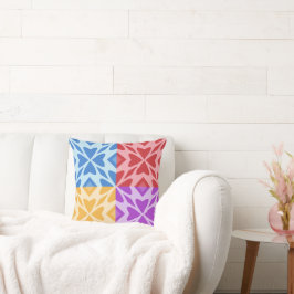 Vier Herzen für farbenfrohe Dekoration Kissen