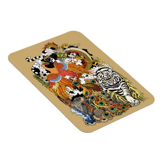 vier Himmelstiere Magnet (Rechte Seite)