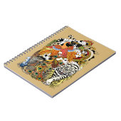 vier Himmelstiere Notizblock (Linke Seite)