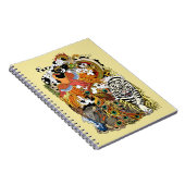 vier himmlische Tiere Notizblock (Rechte Seite)