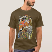vier himmlische Tiere T-Shirt (Vorderseite)