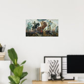 Vier Horssamen der Apokalypse von Viktor Vasnetsov Poster (Heimbüro)