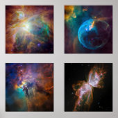 Vier Hübsche NebelFotos Bilderwand Sets (Vorderseite)