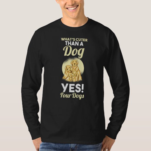 Vier Hundebesitzer T-Shirt (Vorderseite)