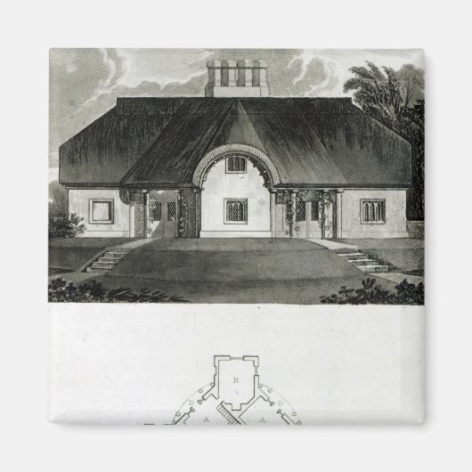 Vier Hütten, 1818 Magnet (Vorne)