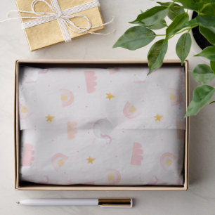 Vier immer magische Einhorn-Tissue-Papiere Blätter Seidenpapier