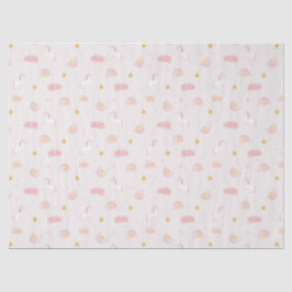 Vier immer magische Einhorn-Tissue-Papiere Blätter Seidenpapier