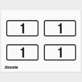 VIER Islands Route 1 (Þjóðvegur 1) Rechteckiger Aufkleber (Blatt)