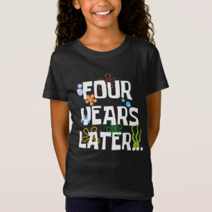 Vier Jahre später, lustiges 4. Geburtstags-Party T-Shirt
